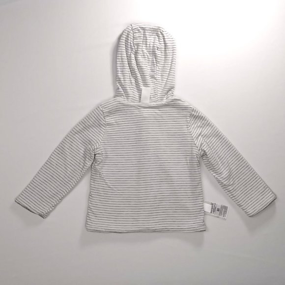Baby Gap Reversable Gray And White Hoodie US 12-18M - Picture 5 of 7